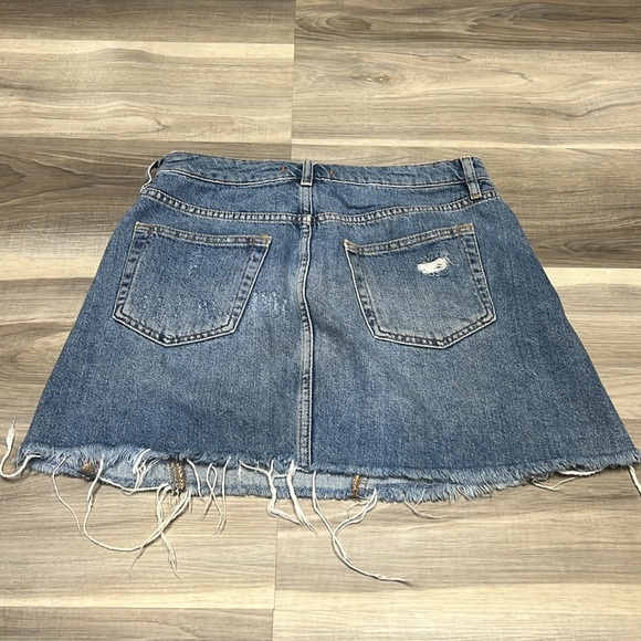 We the free blue denim skirt size 29 - Picture 7 of 7